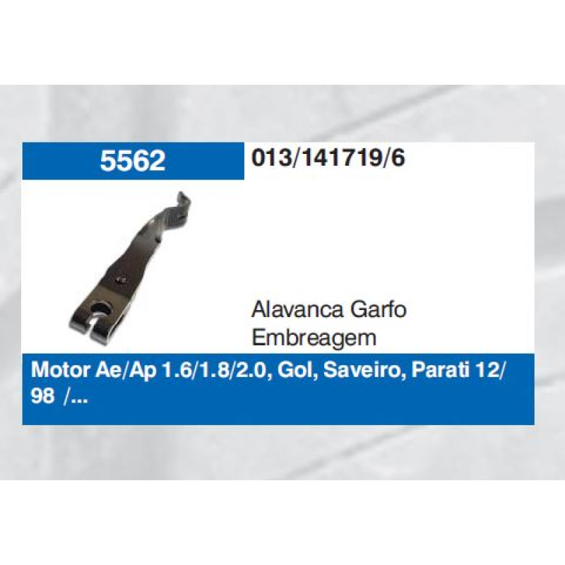 Alavanca Garfo Embreagem Wzanoni