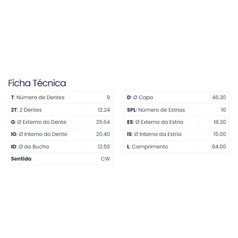 Impulsor Partida Bzm9901840 Bzm