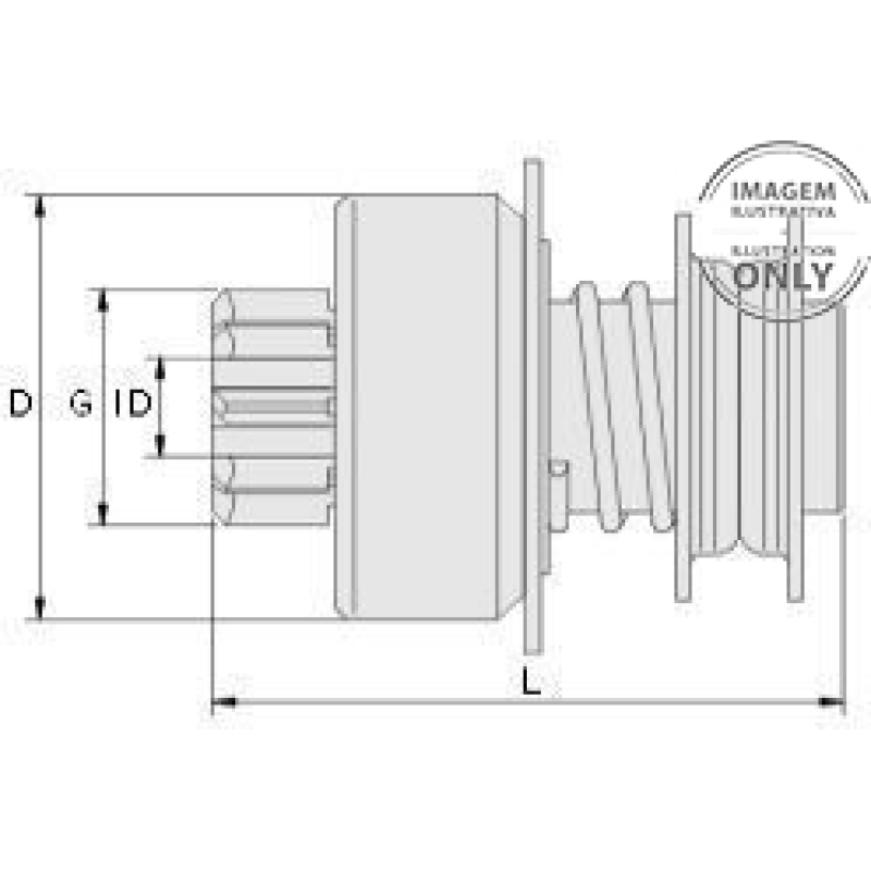 Impulsor Partida Bzm9903280 Bzm