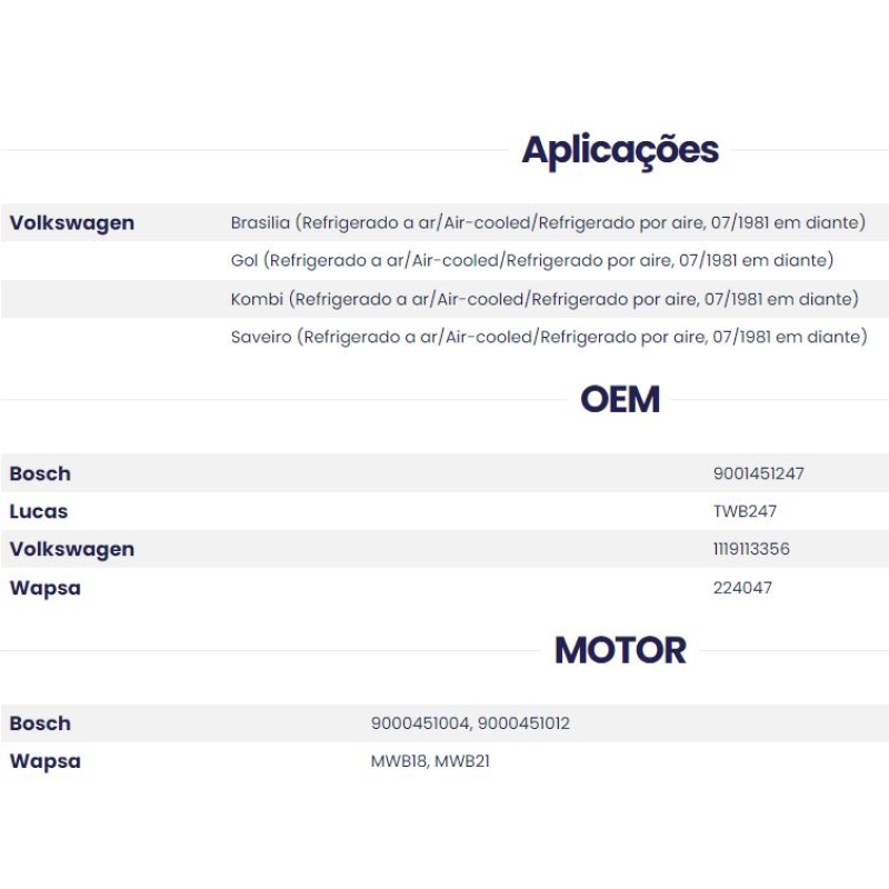 Impulsor Partida Bzm9903280 Bzm