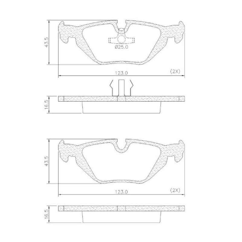 Pastilha Freio Tras Mpf4078 Maxi