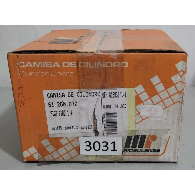 Camisa Cilindro Riosulense