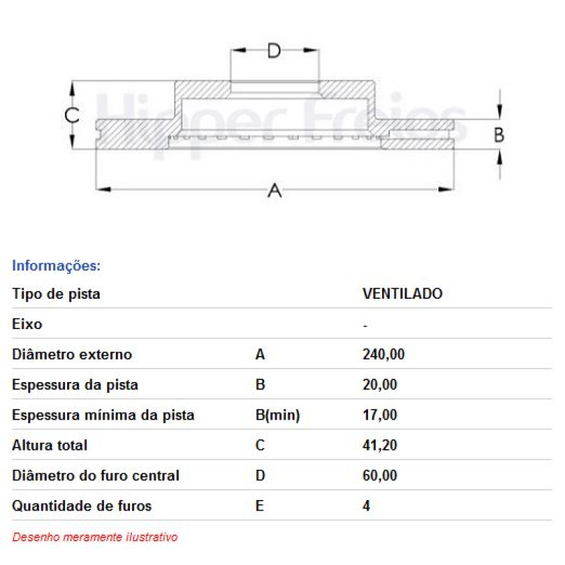 Disco Freio Diant Hf23b Hf
