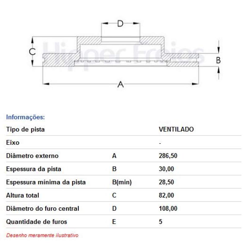 Disco Freio Diant Hf16a Hf