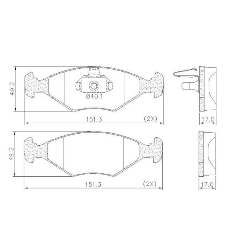 Pastilha Freio Pd60 Frasle