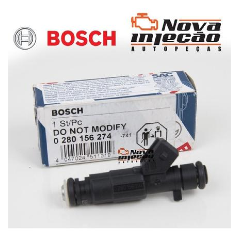 Bico Injetor Preto 0280156274 Bosch