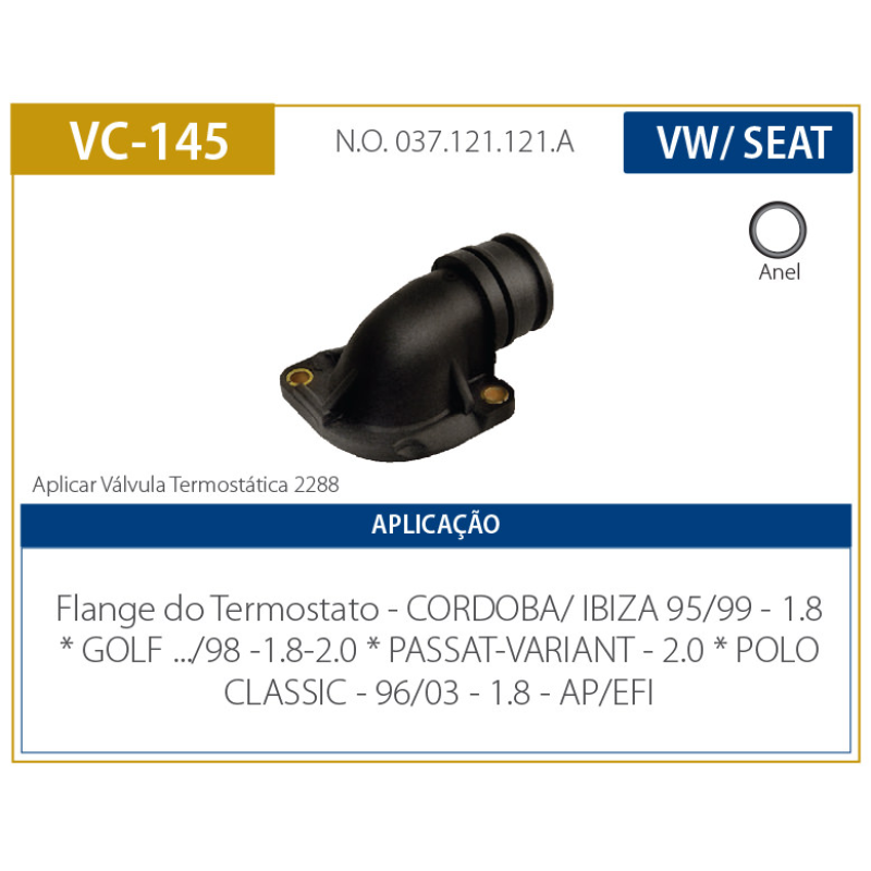 Flange Termostato Valclei