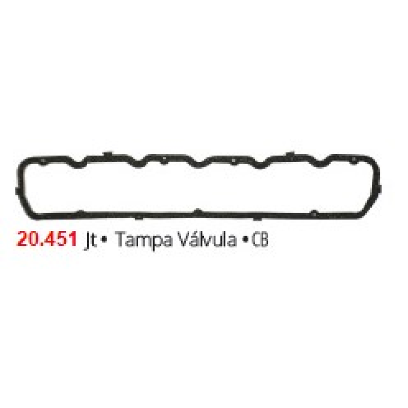 Junta Tampa Valvula 20451 Brasvetec