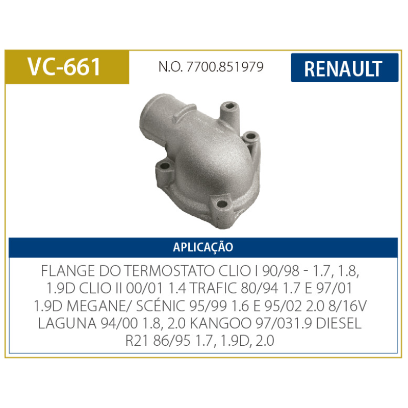 Flange Termostato Valclei