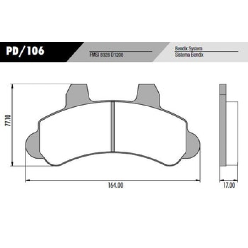 Pastilha Freio Pd106 Frasle