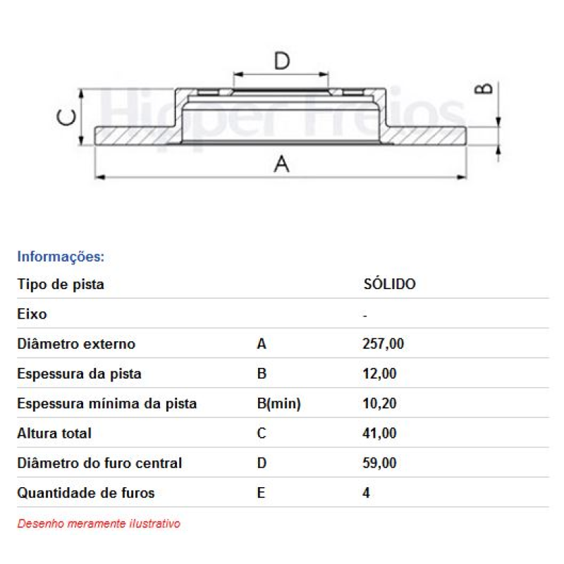 Disco Freio Diant Hf31b Hf