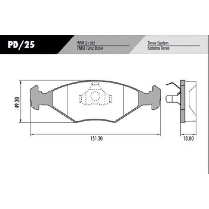 Pastilha Freio Pd25 Frasle