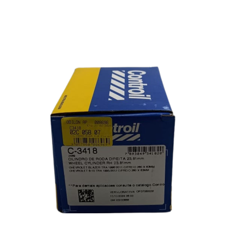 Cilindro Roda Dir C3418 Controil