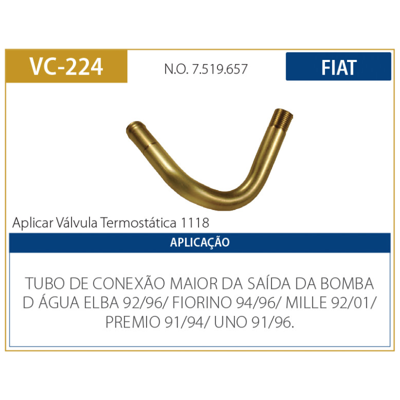 Conector Fluxo Agua Valclei