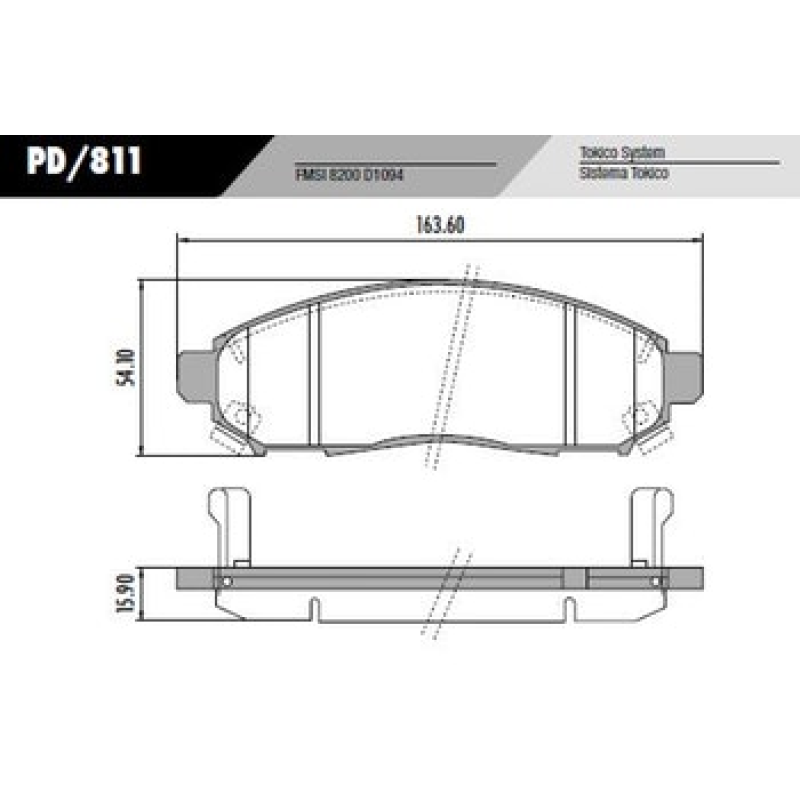 Pastilha Freio Pd811 Frasle