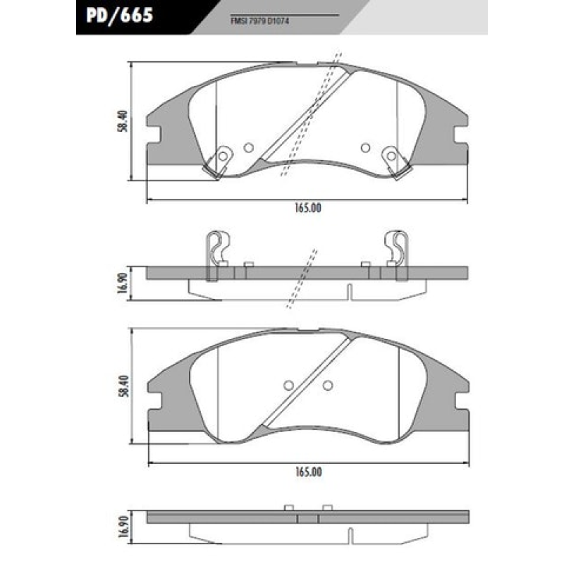 Pastilha Freio Pd665/hq4033a Frasle