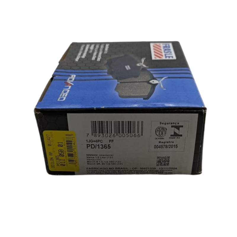 Pastilha Freio Pd1365 Frasle