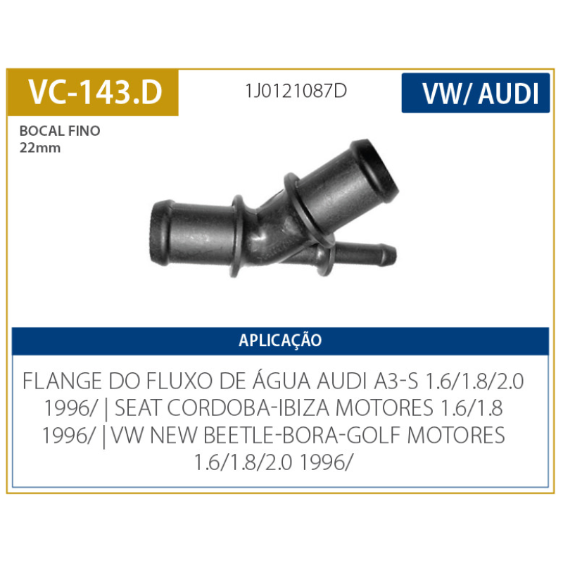 Conector Fluxo Agua Valclei
