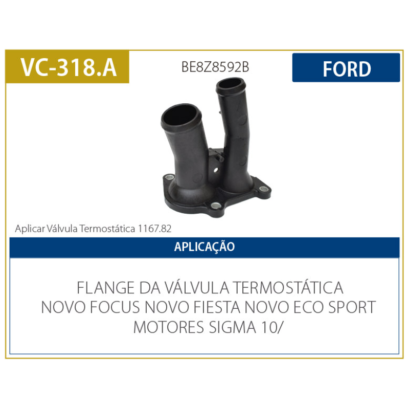 Tampa Valvula Termostatica Valclei
