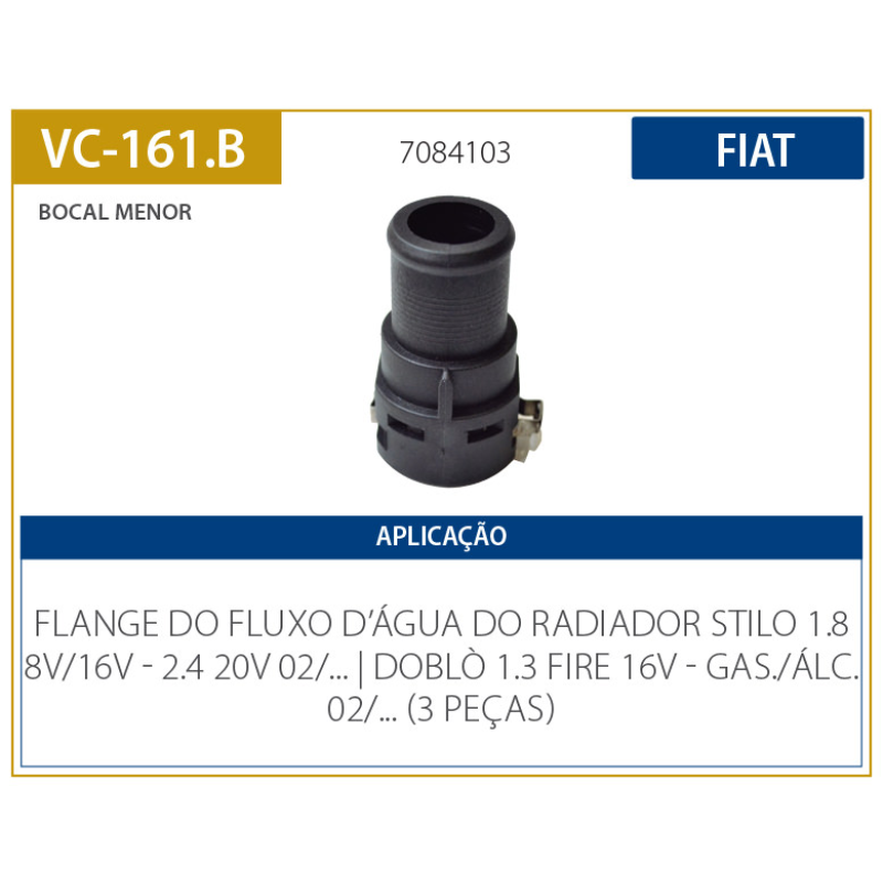 Conector Fluxo Agua Valclei