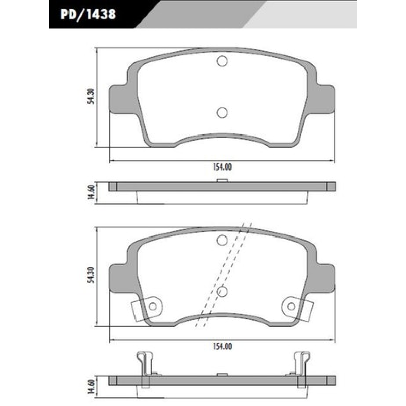 Pastilha Freio Pd1438 Frasle