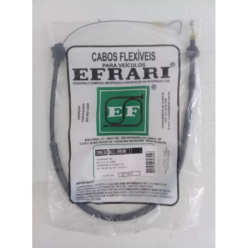Cabo Acelerador Ef798d Efrari