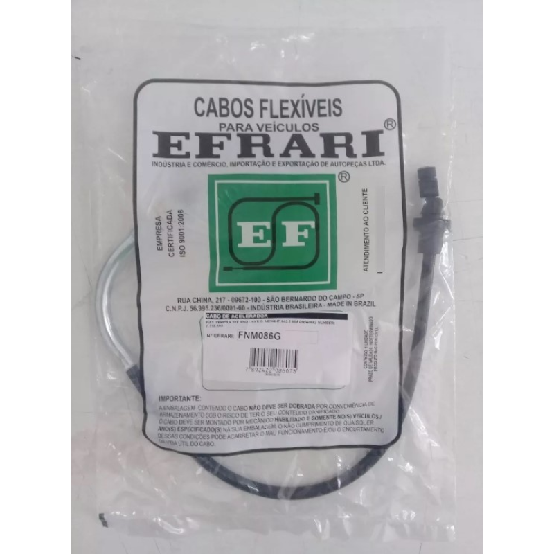 Cabo Acelerador 6019/fnm086g/efr Efrari
