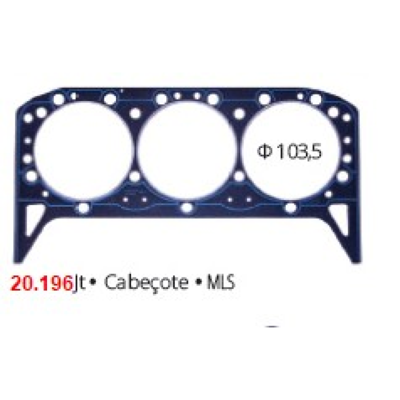Junta Cabecote 10702au/20196 Brasvetec