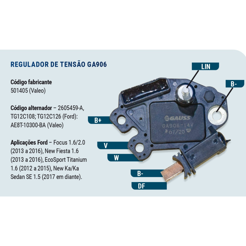 Regulador Voltagem Gauss