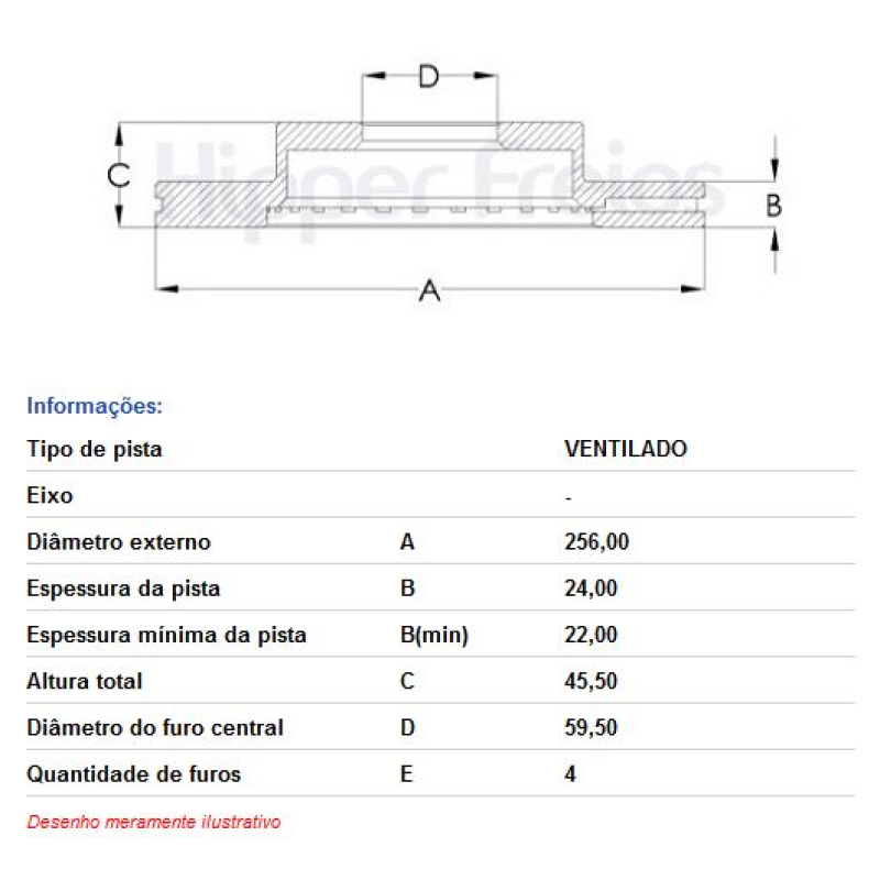 Disco Freio Diant Hf51f Hf
