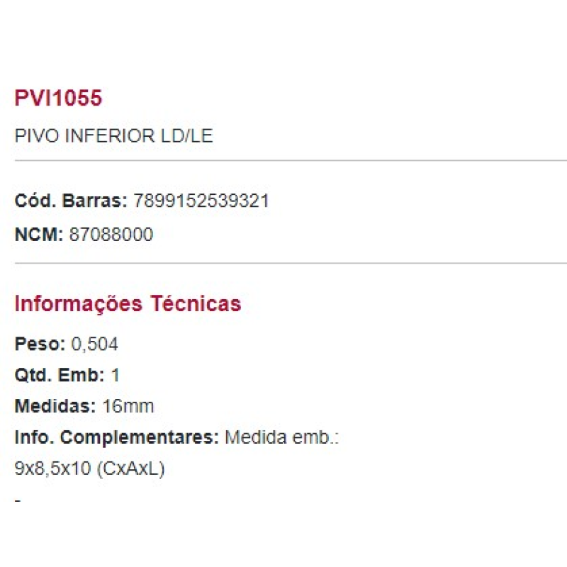 Pivo Pvi1055 Perfect