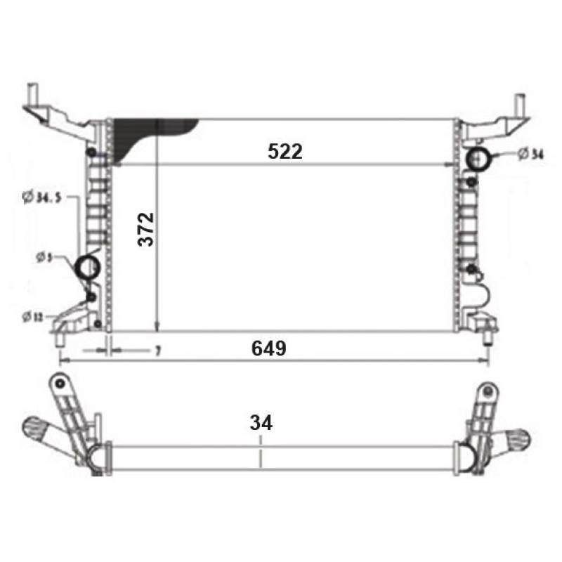 Radiador Ir48206 Irb