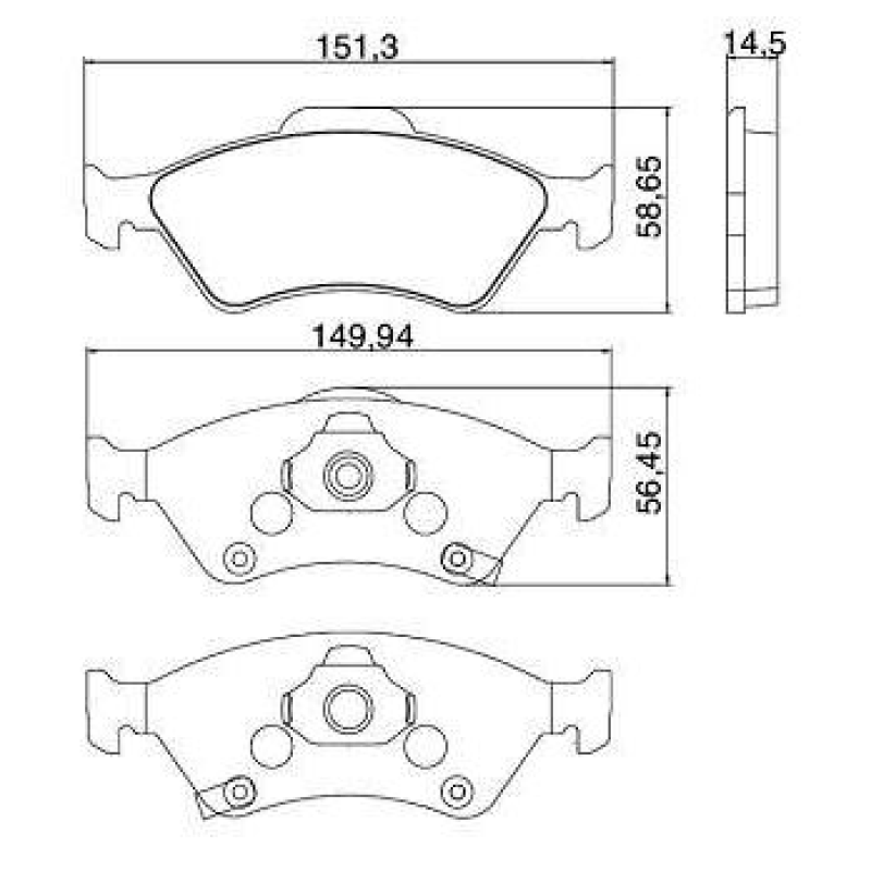 Pastilha Freio N1344 Cobreq