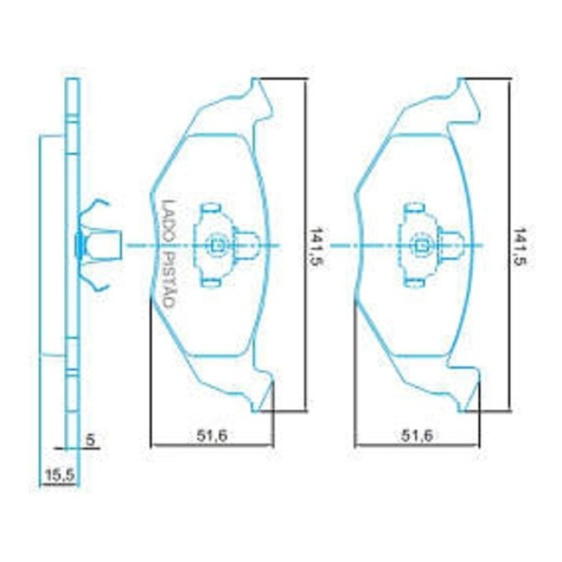 Pastilha Freio Jurid