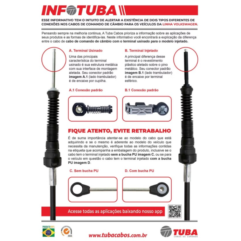 Cabo Marcha Engate 5702 Tuba
