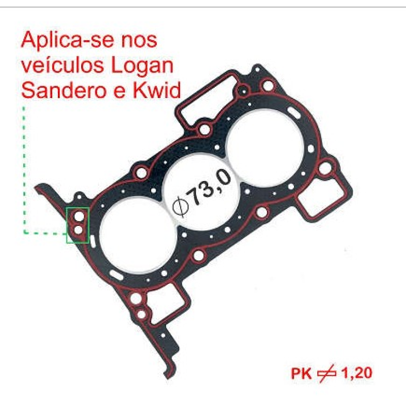 Junta Cabecote 15158601pk Bastos
