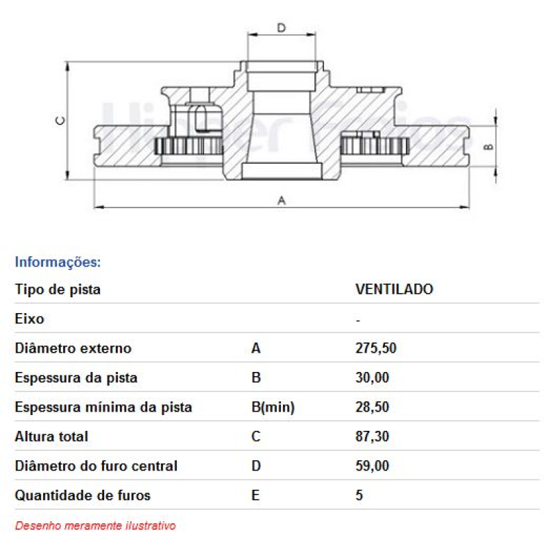 Disco Freio Diant Hf55 Hf