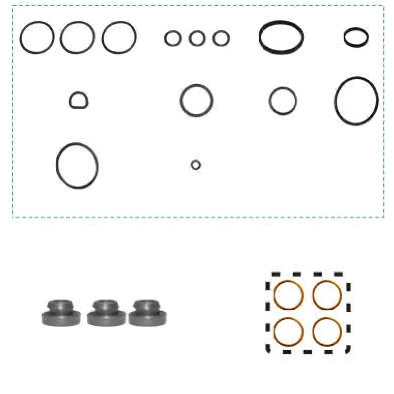 Kit Borracha 114006 Bastos