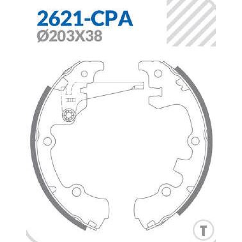 Patim Freio 2621cpa Cobreq