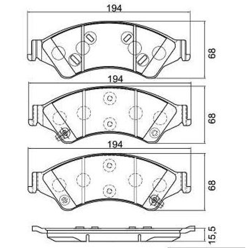 Pastilha Freio Cobreq