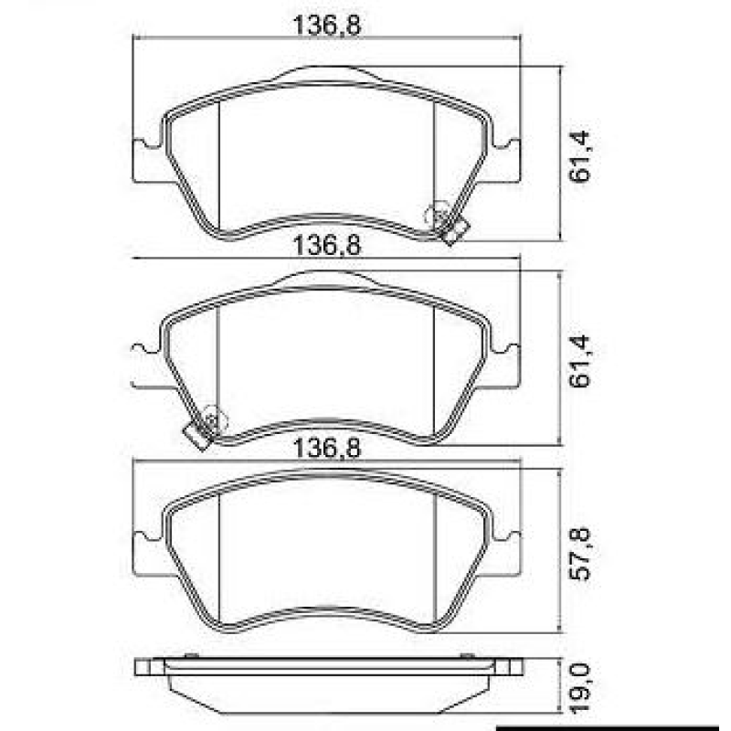Pastilha Freio N1366 Cobreq