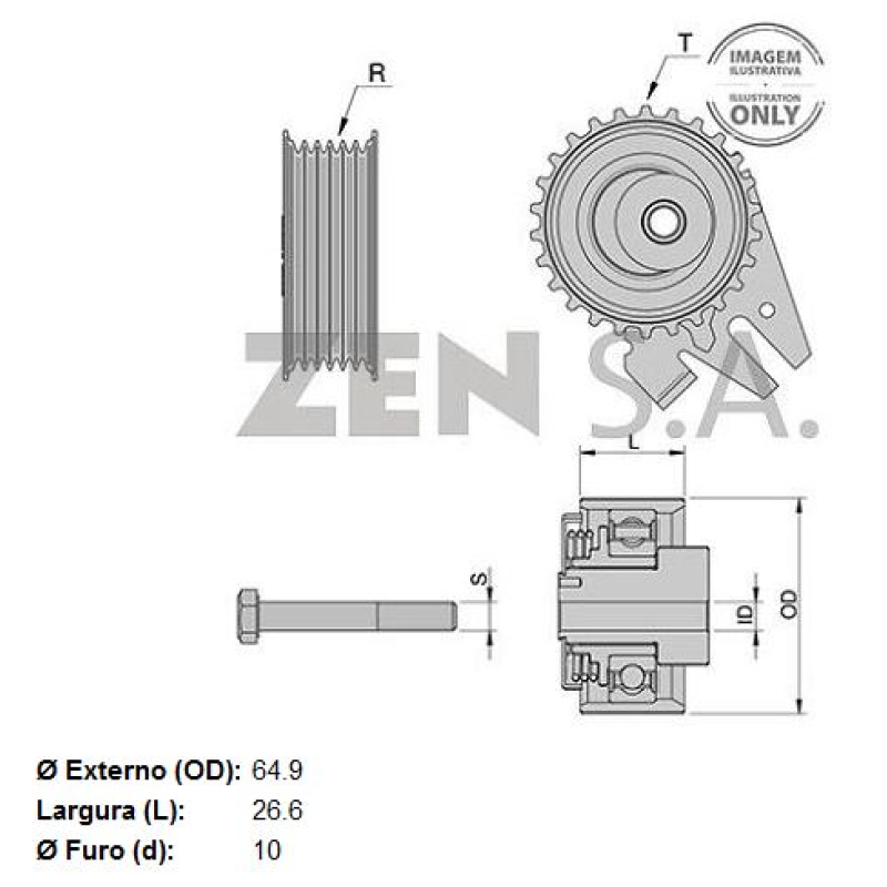 Polia Alternador Zen