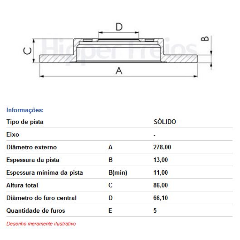 Disco Freio Diant Hf03 Hf