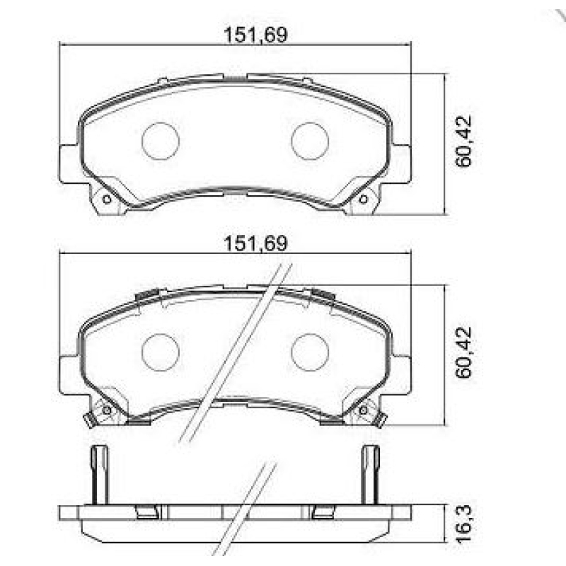 Pastilha Freio N390 Cobreq