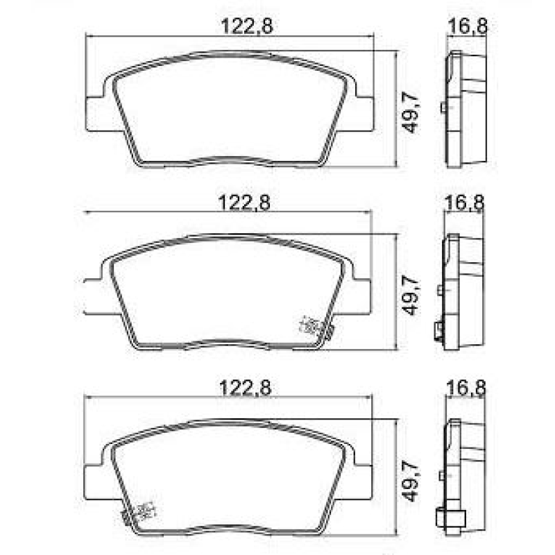 Pastilha Freio N1286 Cobreq