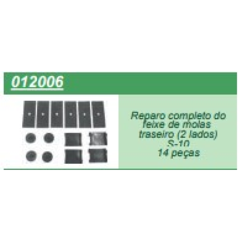 Kit Feixe Molas Tras 012006 Brokits