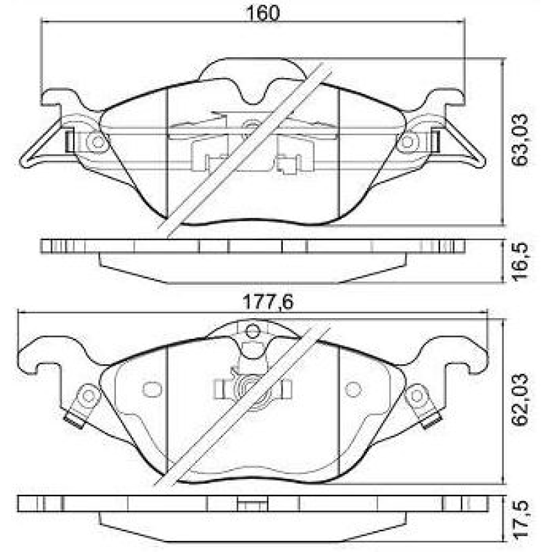 Pastilha Freio N344 Cobreq