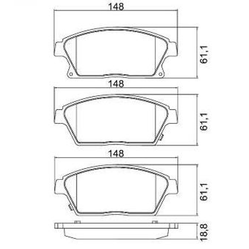 Pastilha Freio N2012 Cobreq