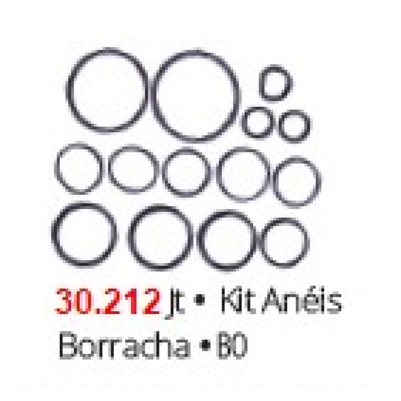 Kit Borracha 30212 Brasvetec