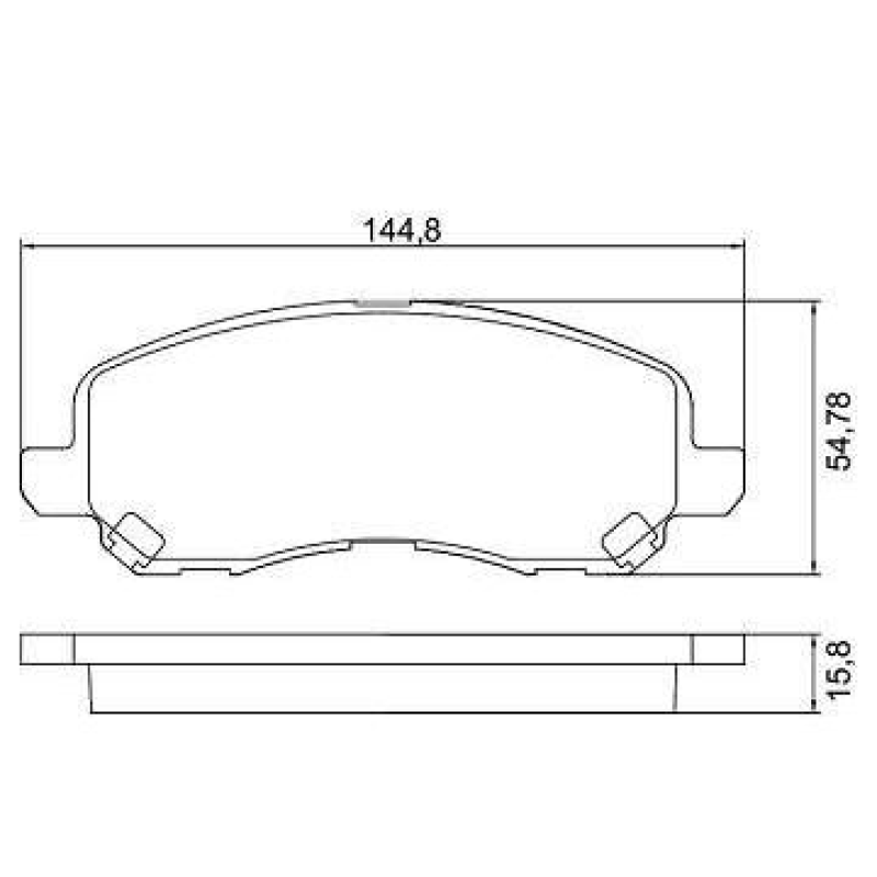 Pastilha Freio Cobreq
